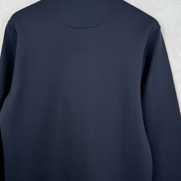 Zyia Mens Active Clubhouse Golf 1/4 Zip Navy Pullover Size M - Picture 9 of 12